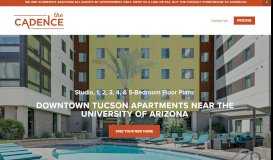 
							         The Cadence Tucson - Studio & 1-5 Bedroom Tucson, AZ Apartments								  
							    