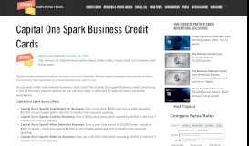 
							         The Capital One Spark Business Card Lineup Review Is Here								  
							    