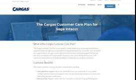 
							         The Cargas Customer Care Plan for Sage Intacct | Cargas Systems								  
							    