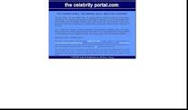 
							         The Celebrity Portal - The ultimate source about your celebrities								  
							    