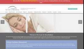 
							         The Center for Sleep Medicine: Top sleep medicine doctors in ...								  
							    