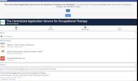 
							         The Centralized Application Service for Occupational Therapy - Home ...								  
							    