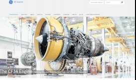 
							         The CF34 Engine | GE Aviation								  
							    