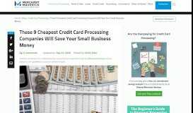 
							         The Cheapest Credit Card Processing ... - Merchant Maverick								  
							    