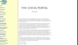 
							         The Chess portal - Schackportalen								  
							    