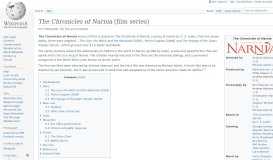 
							         The Chronicles of Narnia (film series) - Wikipedia								  
							    