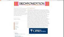 
							         The CIPRES Portal - dechronization								  
							    
