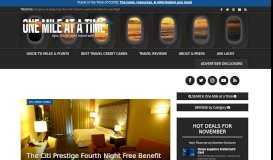 
							         The Citi Prestige Fourth Night Free Benefit Is Now Bookable Online ...								  
							    