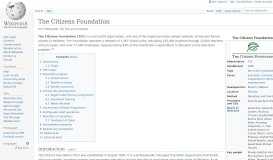 
							         The Citizens Foundation - Wikipedia								  
							    