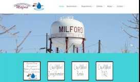 
							         The City of Milford | Welcome To The City of Milford								  
							    