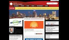 
							         The City of San Antonio - Official City Website > Home								  
							    