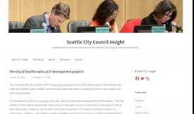 
							         The City of Seattle sucks at IT development projects - SCC Insight								  
							    
