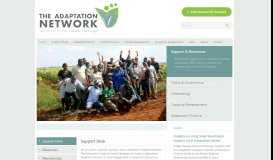 
							         The Climate Information Portal - The Adaptation Network								  
							    
