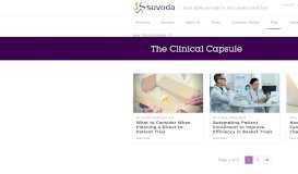 
							         The Clinical Capsule - The Suvoda Blog on Anything Clinical ...								  
							    