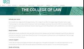 
							         The College of Law – UTS LSS								  
							    
