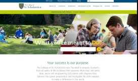 
							         The College of St. Scholastica | Home Page								  
							    