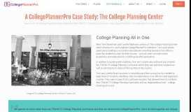 
							         The College Planning Center Case Study – CollegePlannerPro								  
							    