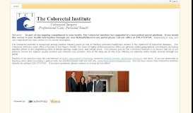 
							         The Colorectal Institute Practice Portal								  
							    