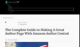 
							         The Complete Guide to Making A Great Author Page With Amazon ...								  
							    