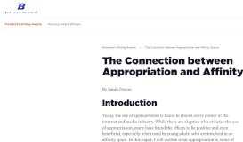 
							         The Connection between Appropriation and Affinity Spaces ...								  
							    