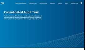 
							         The Consolidated Audit Trail								  
							    