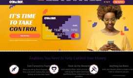 
							         The Control™ Prepaid Mastercard								  
							    