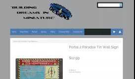 
							         The Coop - Portal 2 Paradox Tin Wall Sign #TCP-306								  
							    