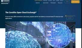 
							         The CoreSite Open Cloud Exchange® | CoreSite								  
							    