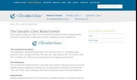 
							         The Corvallis Clinic Brand Center - The Corvallis Clinic								  
							    