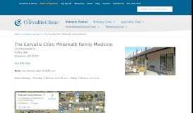 
							         The Corvallis Clinic Philomath Family Medicine - The Corvallis Clinic								  
							    