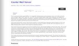 
							         The Courier Mail Server								  
							    