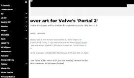 
							         The cover art for Valve's 'Portal 2' - Digital Spy								  
							    