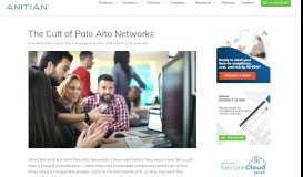 
							         The Cult of Palo Alto Networks | www.anitian.com								  
							    