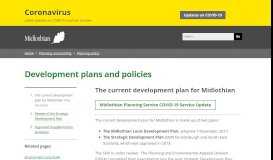 
							         The current development plan for Midlothian | Development plans and ...								  
							    
