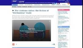 
							         The customs union: the fiction of 