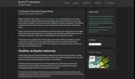 
							         The Daystar University Campus Portal | Asort IT solutions								  
							    