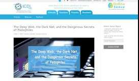 
							         The Deep Web, the Dark Net, and the Dangerous Secrets of ...								  
							    