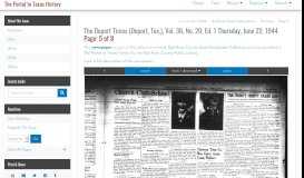 
							         The Deport Times - The Portal to Texas History - UNT								  
							    