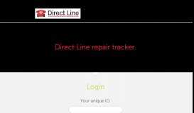 
							         the Direct Line repair tracker. - Repair Status								  
							    