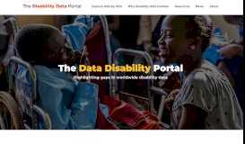 
							         The Disability Data Portal								  
							    
