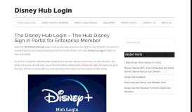 
							         The Disney Hub Login – The Hub Disney Sign In Portal for ...								  
							    