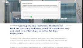 
							         The Dream Job: Working for Deutsche Bank ...								  
							    
