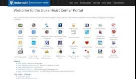 
							         the Duke Heart Center Portal - Duke University								  
							    