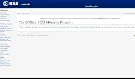 
							         The EGNOS SBAS Message Format Explained - Navipedia - ESA								  
							    
