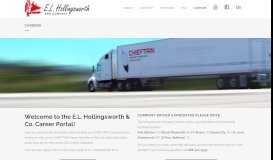 
							         the EL Hollingsworth & Co. Career Portal! - Careers - EL Hollingsworth ...								  
							    