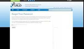 
							         The eLearning Guild - Forgot Your Password | The eLearning ...								  
							    