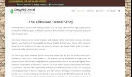 
							         The Elmwood Dental Story								  
							    