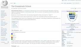 
							         The Emmbrook School - Wikipedia								  
							    