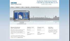 
							         the Encana Online Training Portal								  
							    