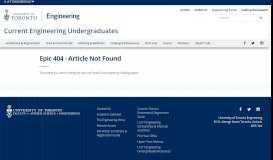 
							         The Engineering Portal - at www.undergrad.engineering.utoronto.ca								  
							    